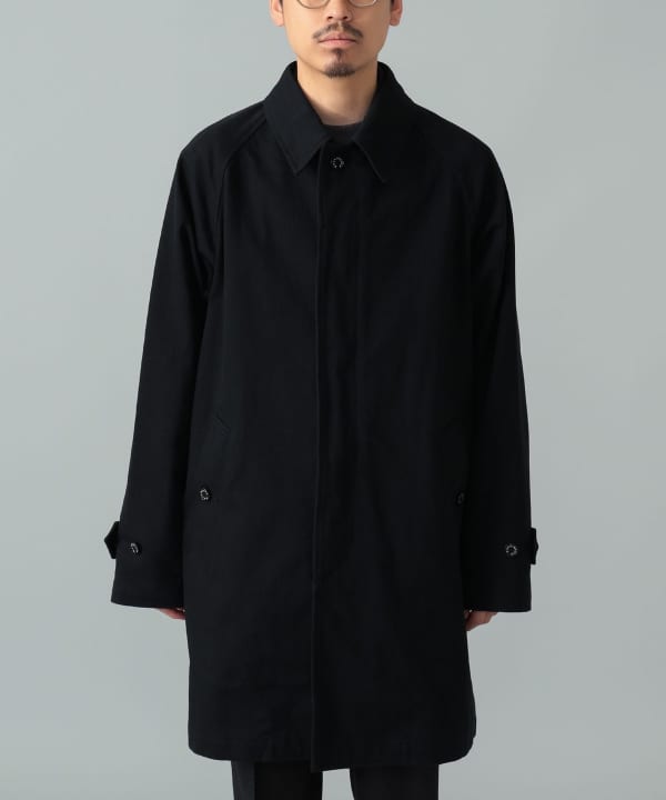 【+10%ポイントUP】【別注】MACKINTOSH / DURHAM デニム ステンカラーコート Model：H175cm　Size：40