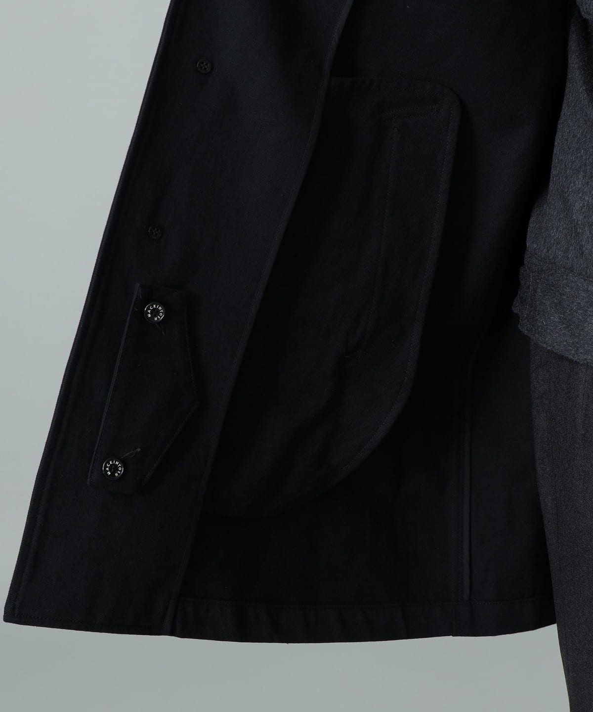 BEAMS F（ビームスF）【別注】MACKINTOSH / DURHAM デニム ステン