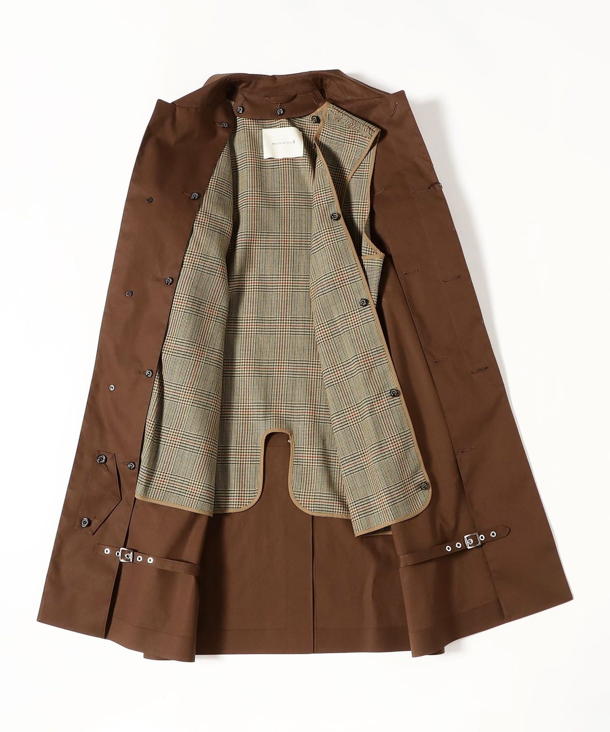 新品同様✨　MACKINTOSH BEAMS F 別注 ベルテッドコート 40 BEAMS F（ビームスF）MACKINTOSH / ROXBURGH レインテック ベルテッド
