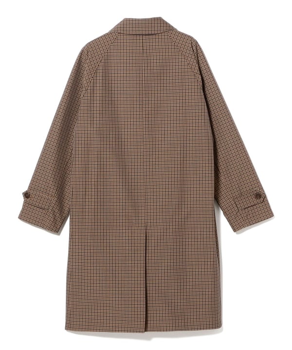 MACKINTOSH / BALFIELD ガンクラブチェック ラグランスリーブ リバーシブル バルカラーコート