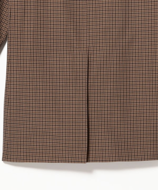 MACKINTOSH / BALFIELD ガンクラブチェック ラグランスリーブ リバーシブル バルカラーコート