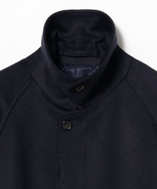 PIACENZA FABRIC カシミヤ ラグランスリーブ バルカラーコート