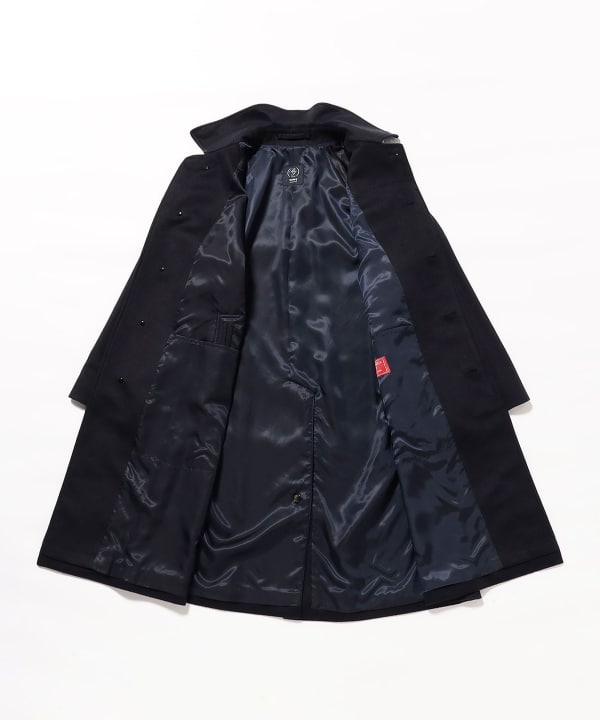 PIACENZA FABRIC カシミヤ ラグランスリーブ バルカラーコート
