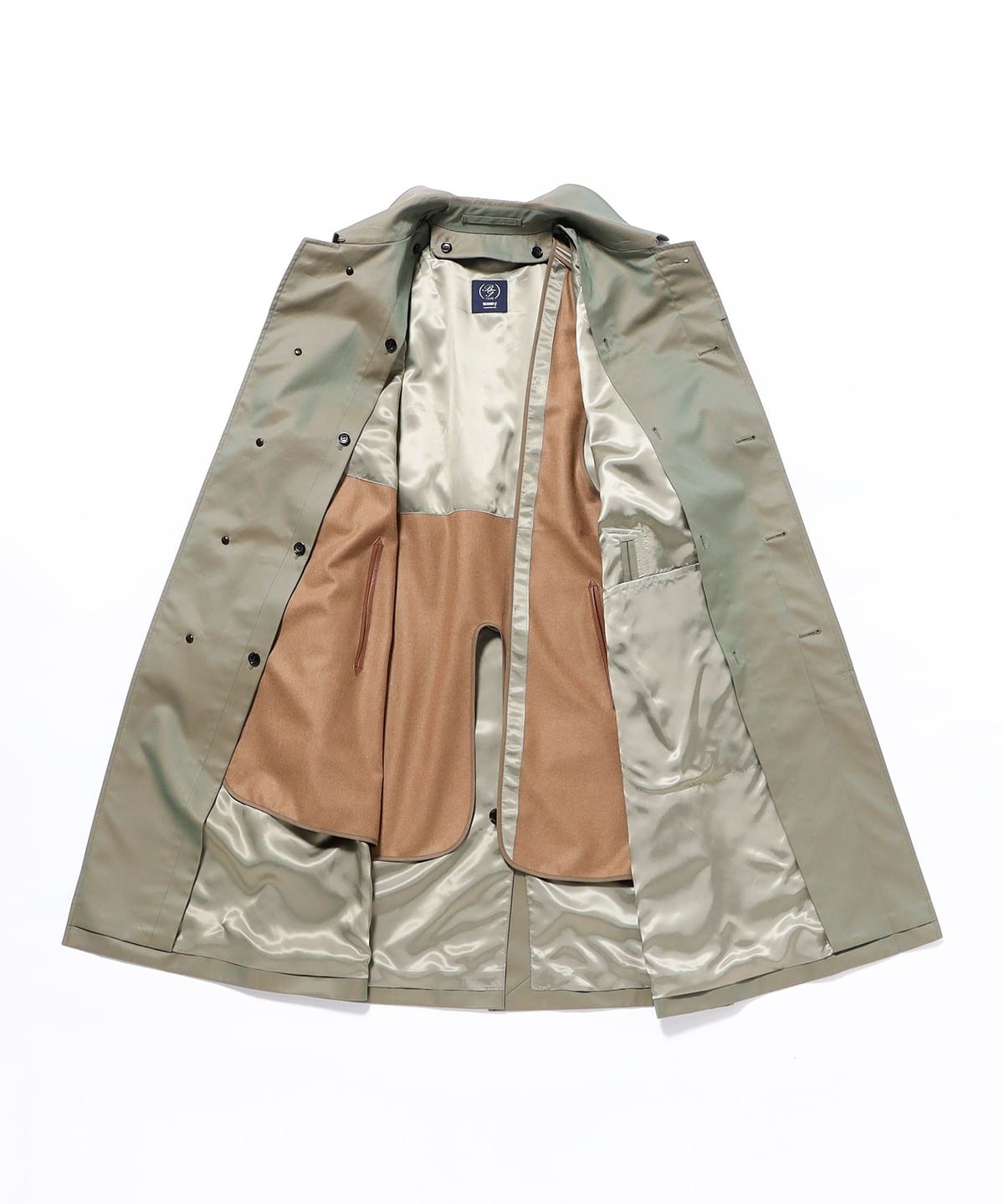 BEAMS F（ビームスF）コットンシルク ギャバジン ベルテッド バル