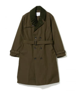 ▲Barbour × BEAMS F / 別注 WHITLEY ピーチスキン トレンチコート