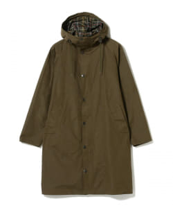 ▲Barbour × BEAMS F / 別注 HOODED HUNTING ピーチスキン フーデッド ハンティングコート