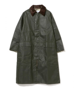 ■【Barbour / OS BURGHLEY オイルド ロングコート】▼▼