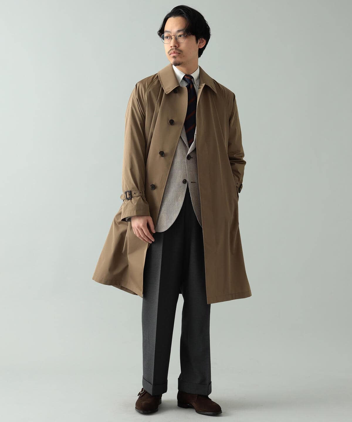 BEAMS F（ビームスF）シングル ラグランスリーブ コート（コート