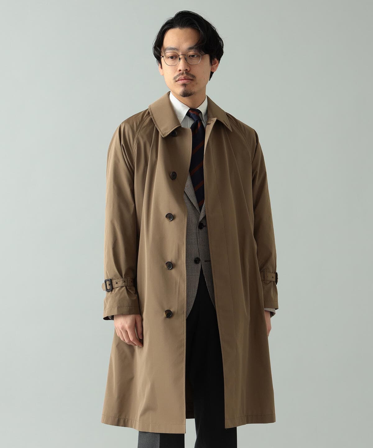 BEAMS F（ビームスF）シングル ラグランスリーブ コート（コート