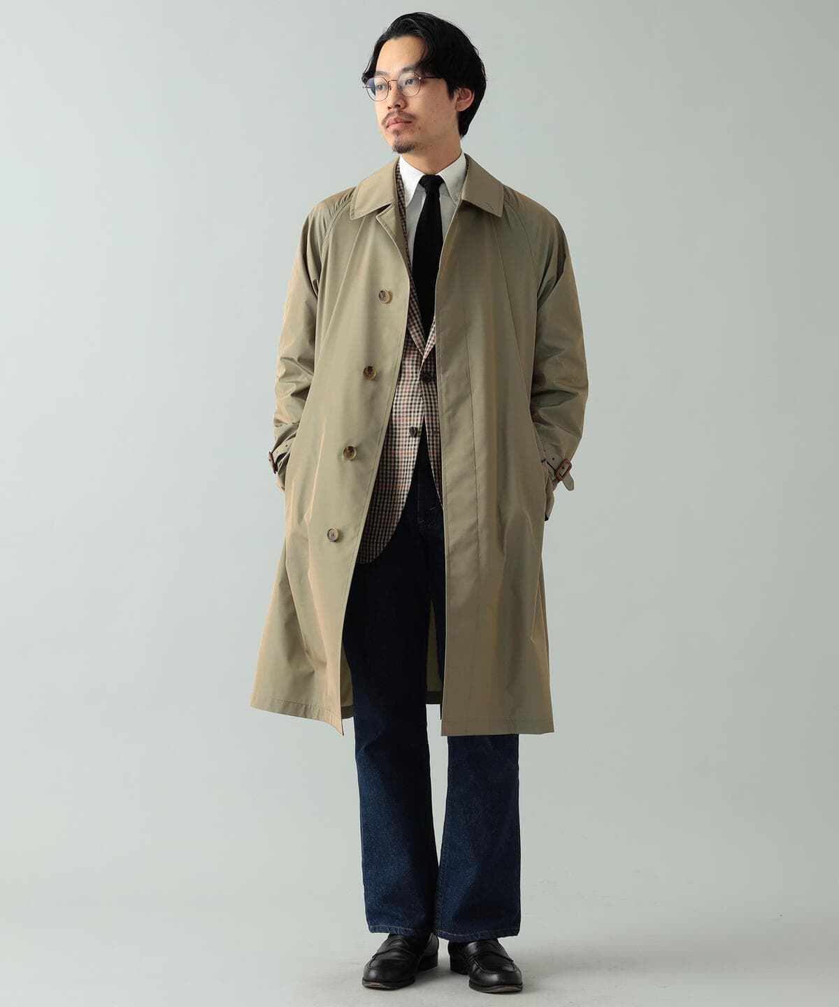 BEAMS F（ビームスF）シングル ラグランスリーブ コート（コート