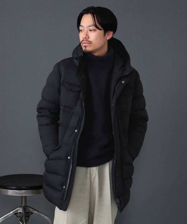 BEAMS F（ビームスF）HERNO / 別注 4ポケット フーデッド ダウンコート（コート ダウンコート）通販｜BEAMS