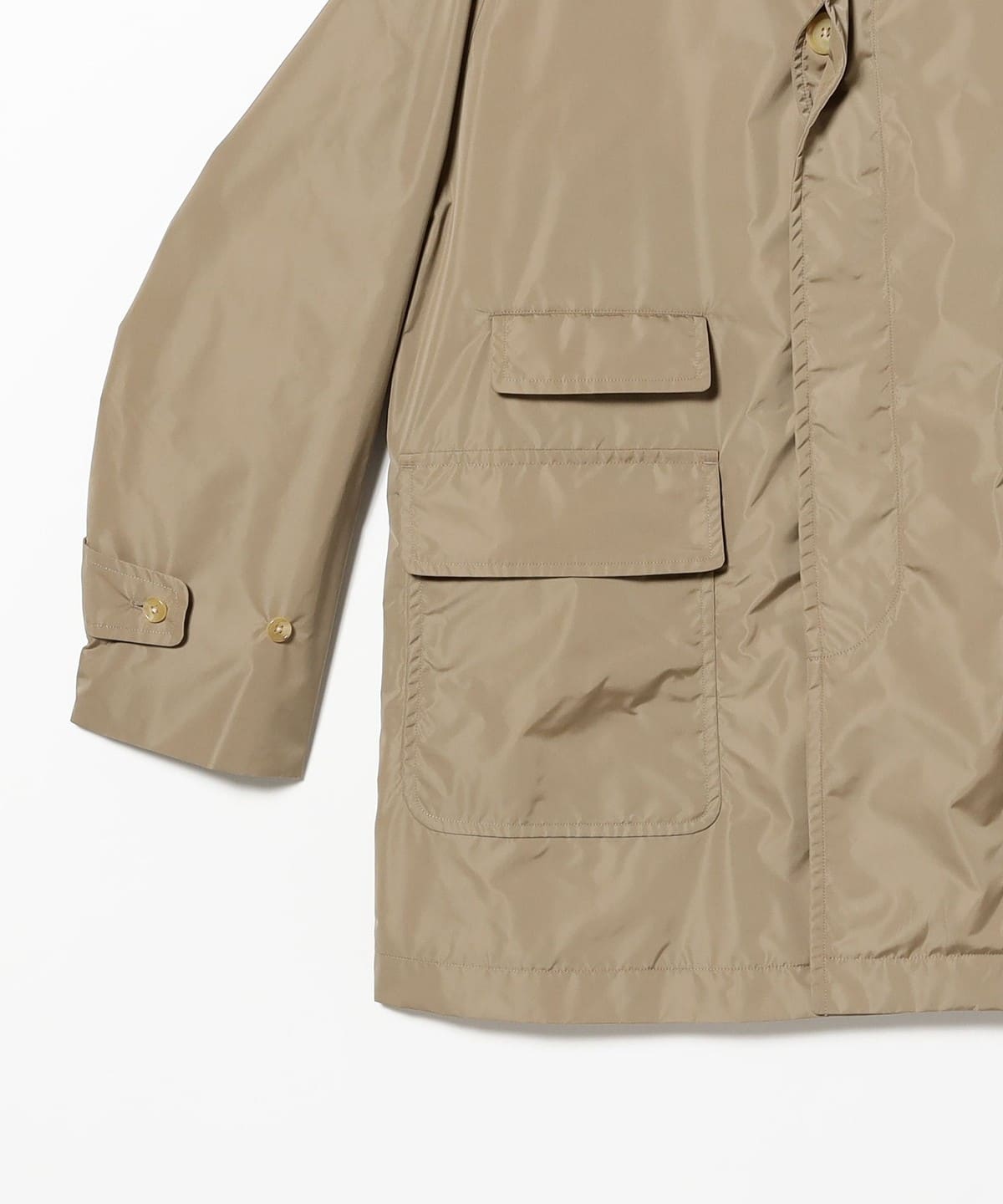BEAMS F（ビームスF）INVERTERE / ナイロン カーコート（コート ステン