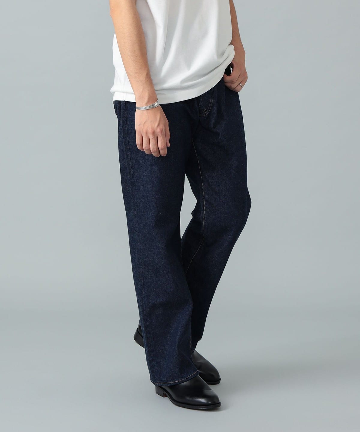 CANTATEブラックセミフレア新品BEAMS Fブリッラチンクアンタオーラリー BEAMS F（ビームスF）cantate / フレア デニム ジーンズ（パンツ