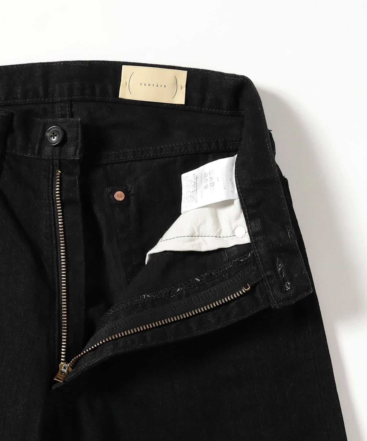 CANTATEブラックセミフレア新品BEAMS Fブリッラチンクアンタオーラリー BEAMS F（ビームスF）cantate / フレア デニム ジーンズ（パンツ