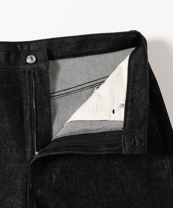 Traditional Weatherwear / UNIONSLACKS 112 ブラックデニム テーパードパンツ