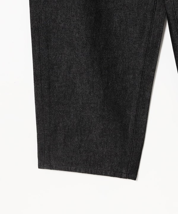 Traditional Weatherwear / UNIONSLACKS 112 ブラックデニム テーパードパンツ