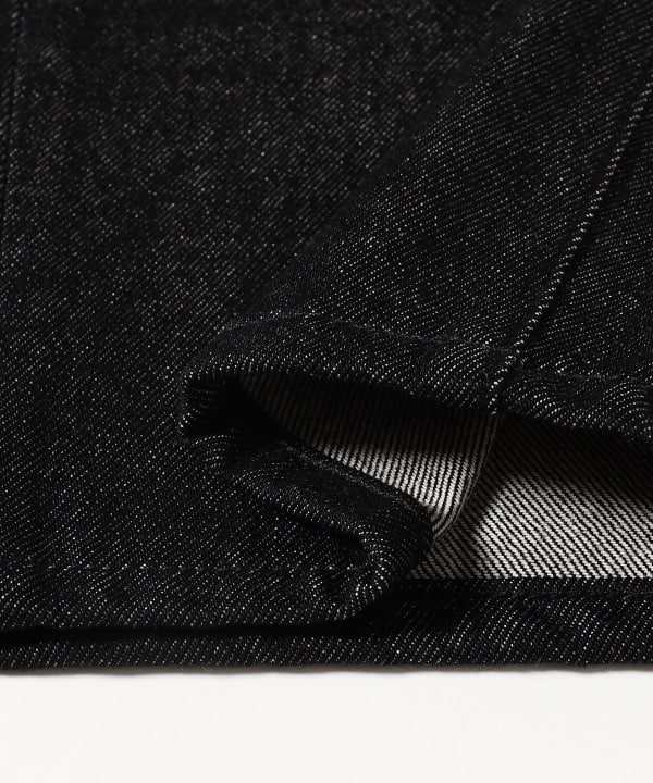 Traditional Weatherwear / UNIONSLACKS 112 ブラックデニム テーパードパンツ