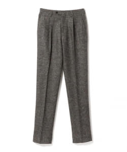 GERMANO × BEAMS F / 別注 ホームスパン 1プリーツ ワイドスラックス