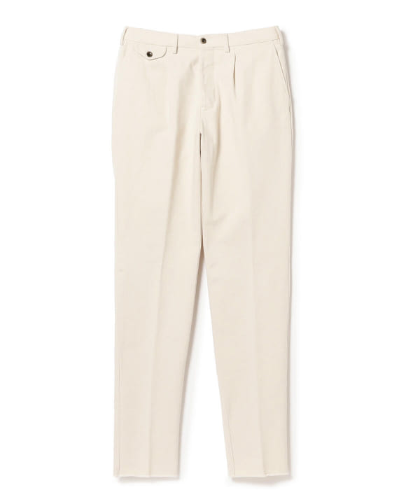 BEAMS F [Outlet] GERMANO / Cotton twill 1 pleat slacks BEAMS pants