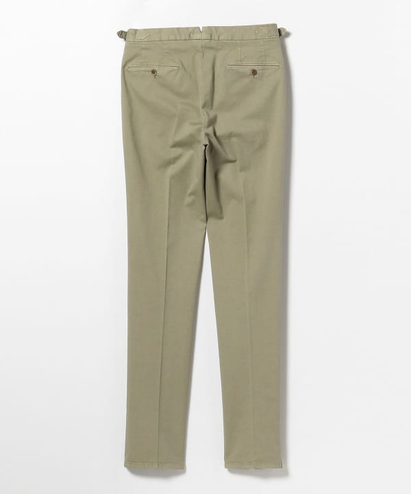 BEAMS F [Outlet] GTA / HERRICK Cotton Twill Side Adjuster 2 Pleats