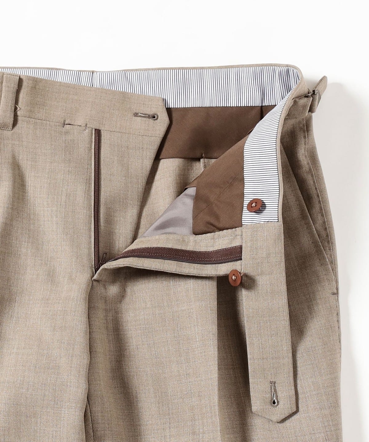 BEAMS F（ビームスF）【別注】IGARASHI TROUSERS / フレスコ 2プリーツ