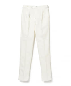 【ショップ限定商品】IGARASHI TROUSERS / 別注 デニム 2プリーツ サイドアジャスター スラックス