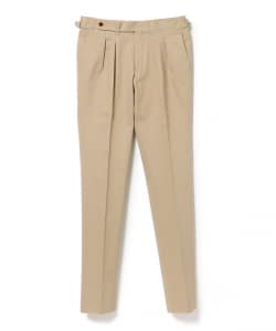 【別注】IGARASHI TROUSERS / コットン 2プリーツ サイドアジャスター スラックス