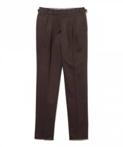 [Special order] IGARASHI TROUSERS / Cotton 2 pleats side adjuster slacks