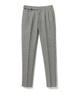 GERMANO / 別注 ウール シングルグルカ ハウンドトゥース 2プリーツ スラックス