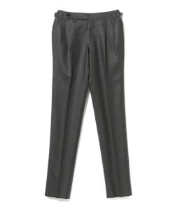▲IGARASHI TROUSERS / 別注 メランジウール 2プリーツ サイドアジャスター スラックス