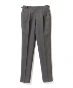 IGARASHI TROUSERS / 別注 TOLLEGNO トロピカルウール 2プリーツ サイドアジャスター スラックス