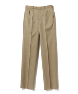 BERNARD ZINS × BEAMS F / 別注 SACHA ヘリンボーン 2プリーツ スラックス