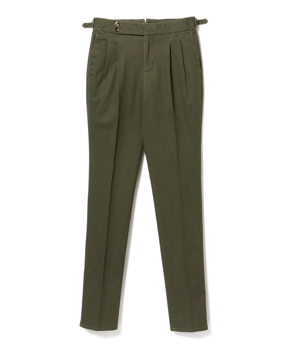 BEAMS F [Outlet] PT TORINO / Cotton duck 2 pleats side adjuster 