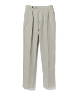 GTA × BEAMS F / 別注 SERGIO コットンリネン 1プリーツ スラックス