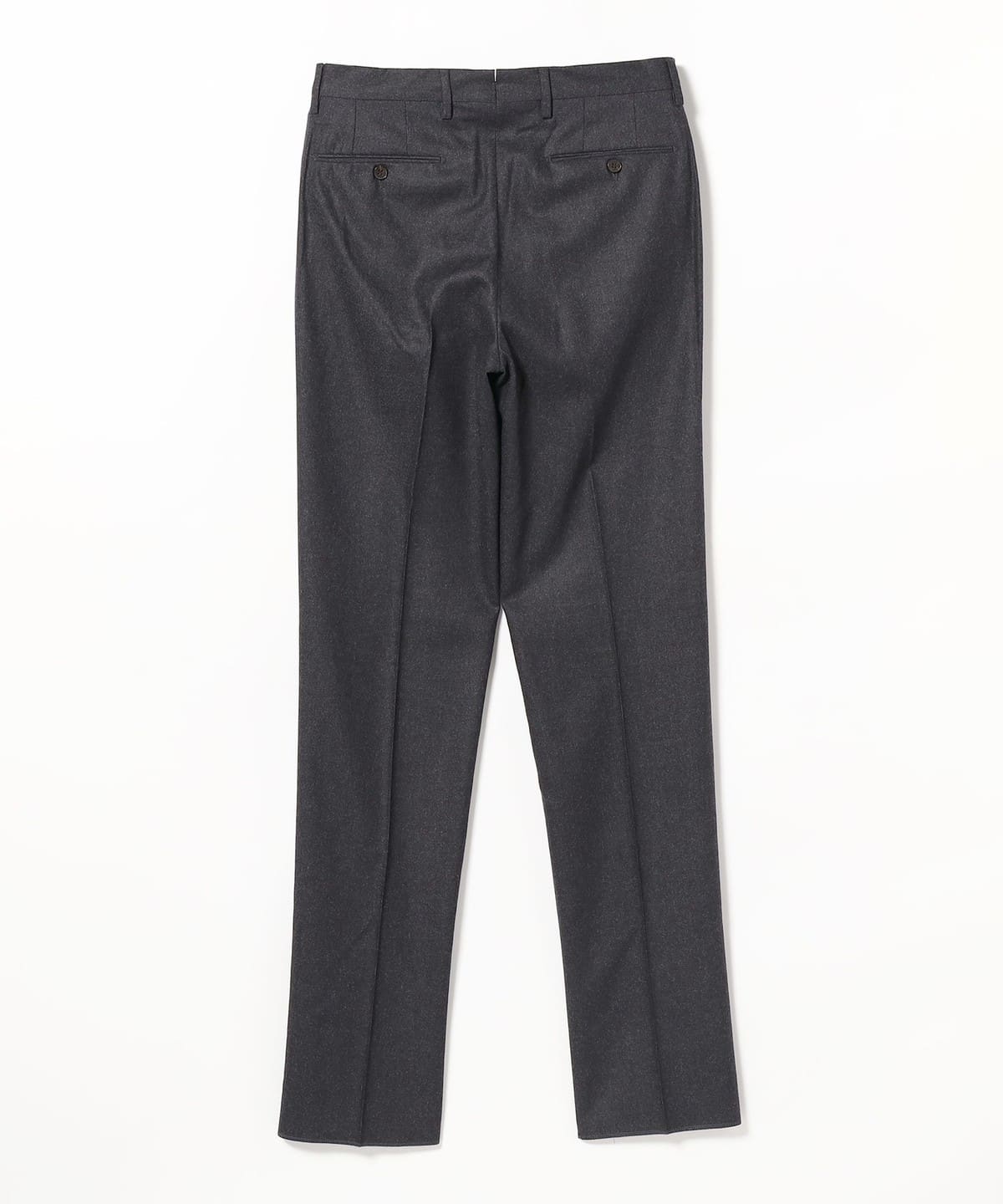 (美品)GERMANO/Beams別注 ストレッチウール 1プリーツ スラックス BEAMS F（ビームスF）【別注】GERMANO / サキソニー 1プリーツ