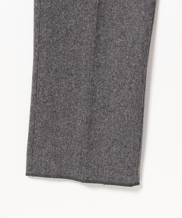 BEAMS F（ビームスF）【別注】IGARASHI TROUSERS / グレンチェック 2プリーツ サイドアジャスター ワイドスラックス（パンツ  スラックス）通販｜BEAMS