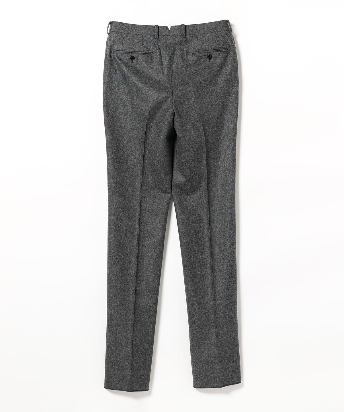 BEAMS F / CANONICO フランネル 2プリーツ ワイドスラックス BEAMS F（ビームスF）CANONICO フランネル 2プリーツ サイド