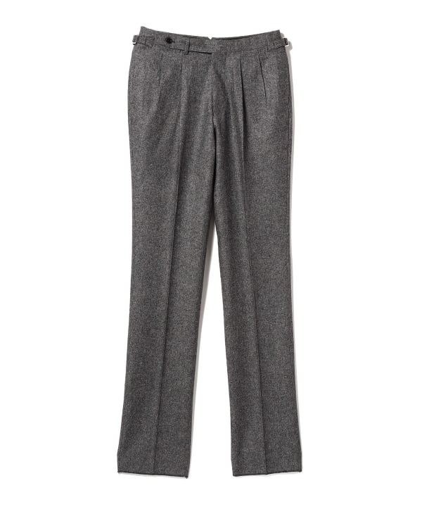 BEAMS F（ビームスF）CANONICO ダイアゴナル 2プリーツ サイド