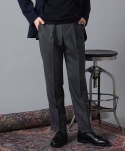 CANONICO トロピカルウール 1プリーツ スラックス