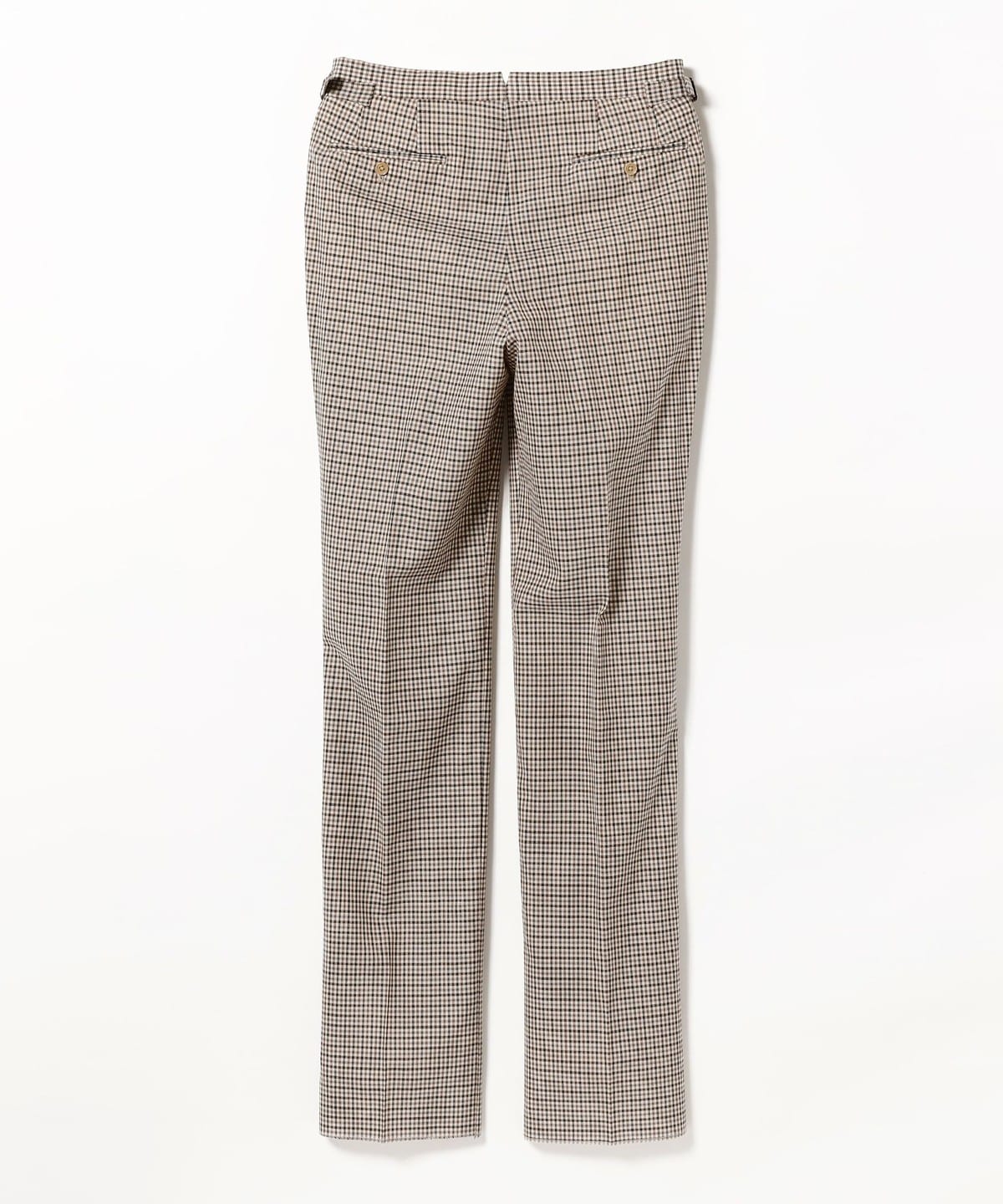 BEAMS F（ビームスF）CAMPORE ウール ガンクラブチェック 2プリーツ