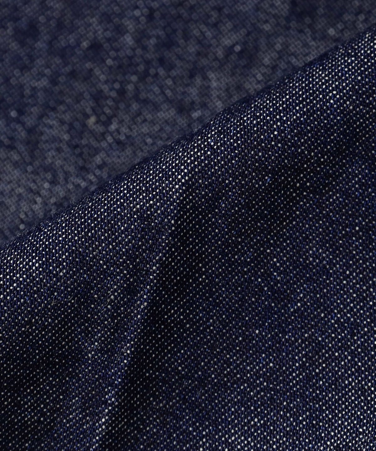 BEAMS F（ビームスF）コットン 1プリーツ デニム スラックス