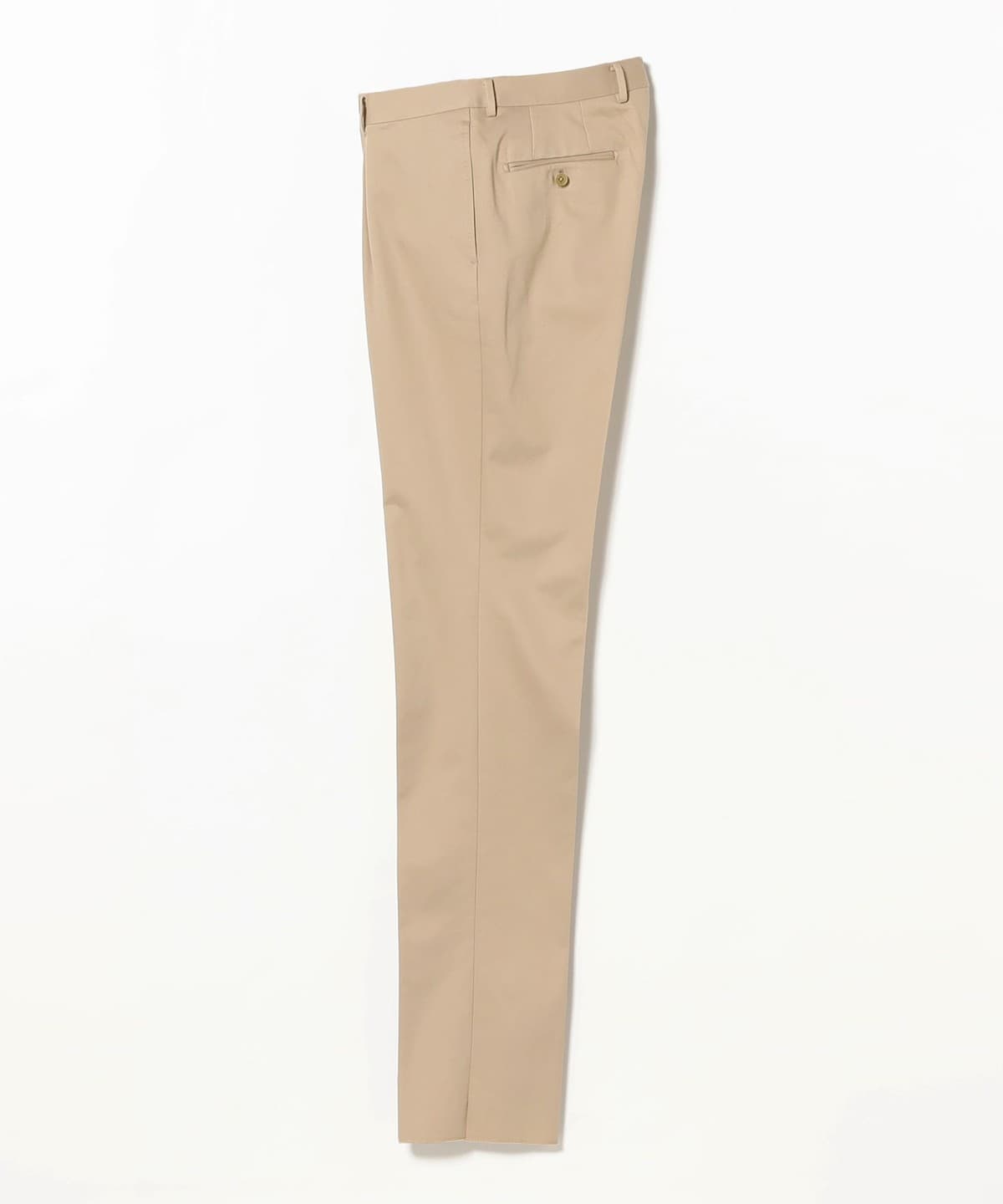 BEAMS F（ビームスF）1プリーツ コットンツイル スラックス（パンツ