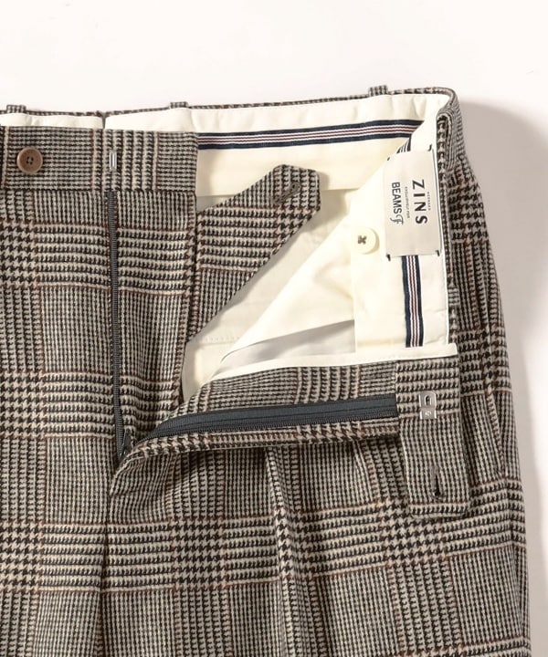 BEAMS F（ビームスF）BERNARD ZINS / BAC グレンプレイド+ペーン