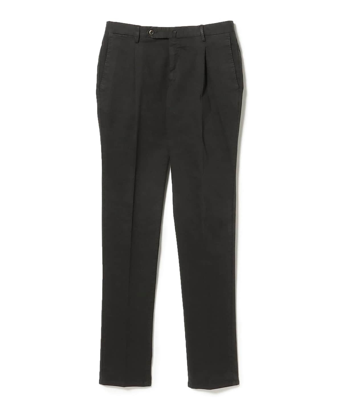【別注】PT TORINO ピーティー トリノ / EVO-F ストレッチ コットンツイル 1プリーツ スラックス パンツ MEN BLACK/Y990 46 【別注】PT TORINO ピーティー トリノ / EVO-F ストレッチ コットンツイル 1プリーツ スラックス パンツ MEN BLACK/Y990 46