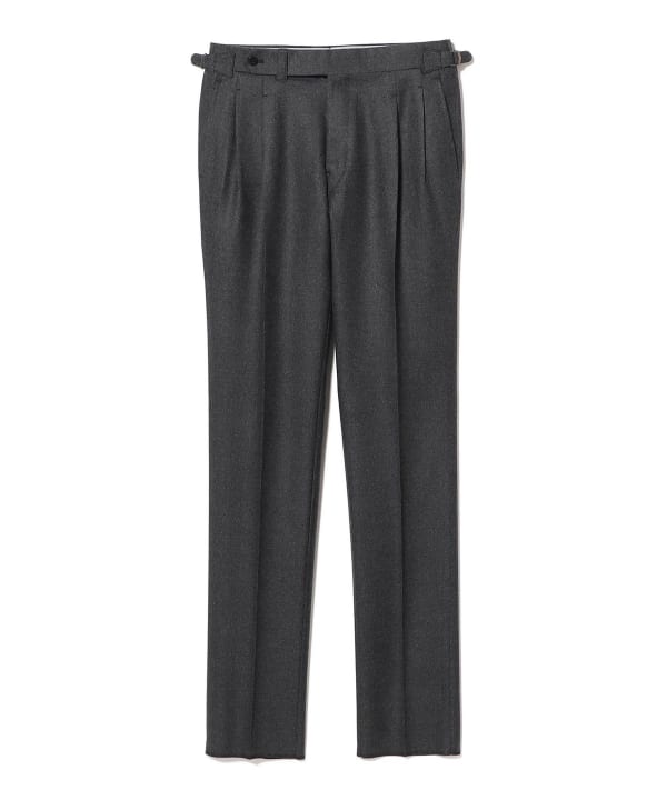 【BEAMSf別注】IGARASHI TROUSERS グレースラックス BEAMS F（ビームスF）【別注】IGARASHI TROUSERS / フレスコ 2プリーツ