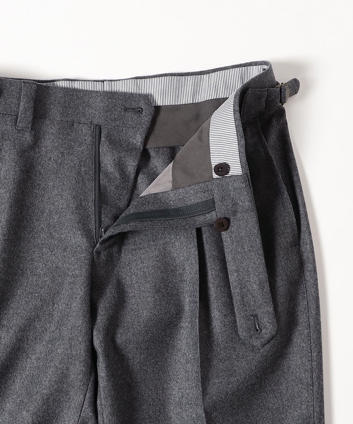 BEAMS F（ビームスF）【別注】IGARASHI TROUSERS / ウール フランネル