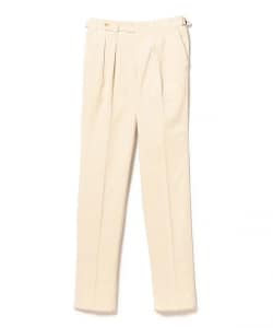 BEAMS F（ビームスF）【別注】IGARASHI TROUSERS / コーデュロイ 2プリーツ サイドアジャスター スラックス（パンツ スラックス ）通販｜BEAMS