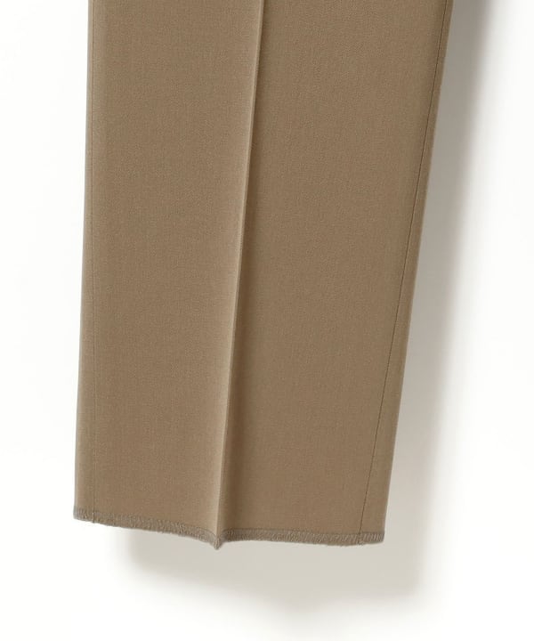 BEAMS F EMINENTO Osaku ワイドスラックス ベージュ BEAMS F EMINENTO