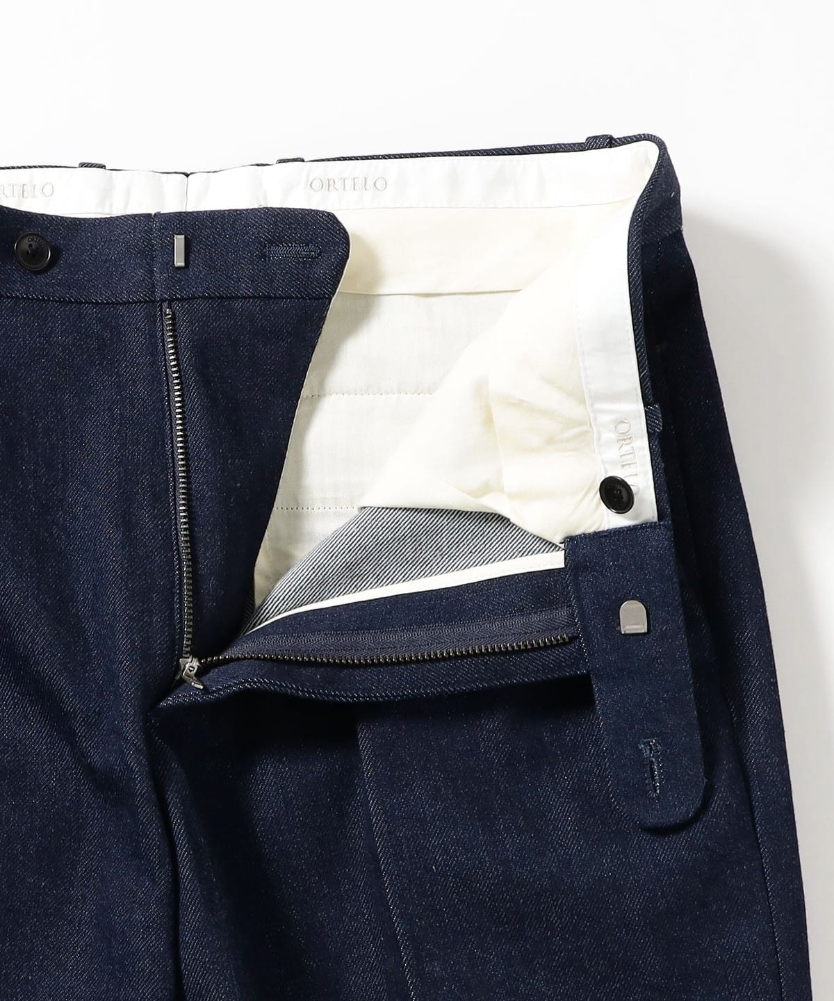 【信頼】 / F（ビームスF）ORTELO BEAMS シューカット デニム 1プリーツ シューズ