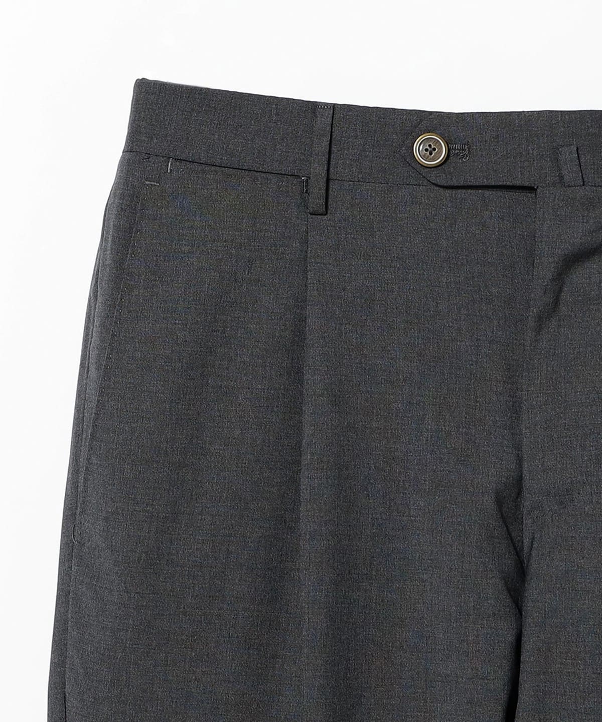 colon - 1OUT-PLEATS PANTS - STRETCH JERSEY / ポリエステル